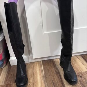 COLE HANN LEATHER KNEE BOOTS SIZE 8